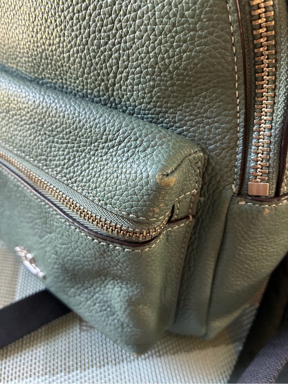 Coach Charlie Mini Backpack Blue-Grey - Picture 8 of 10